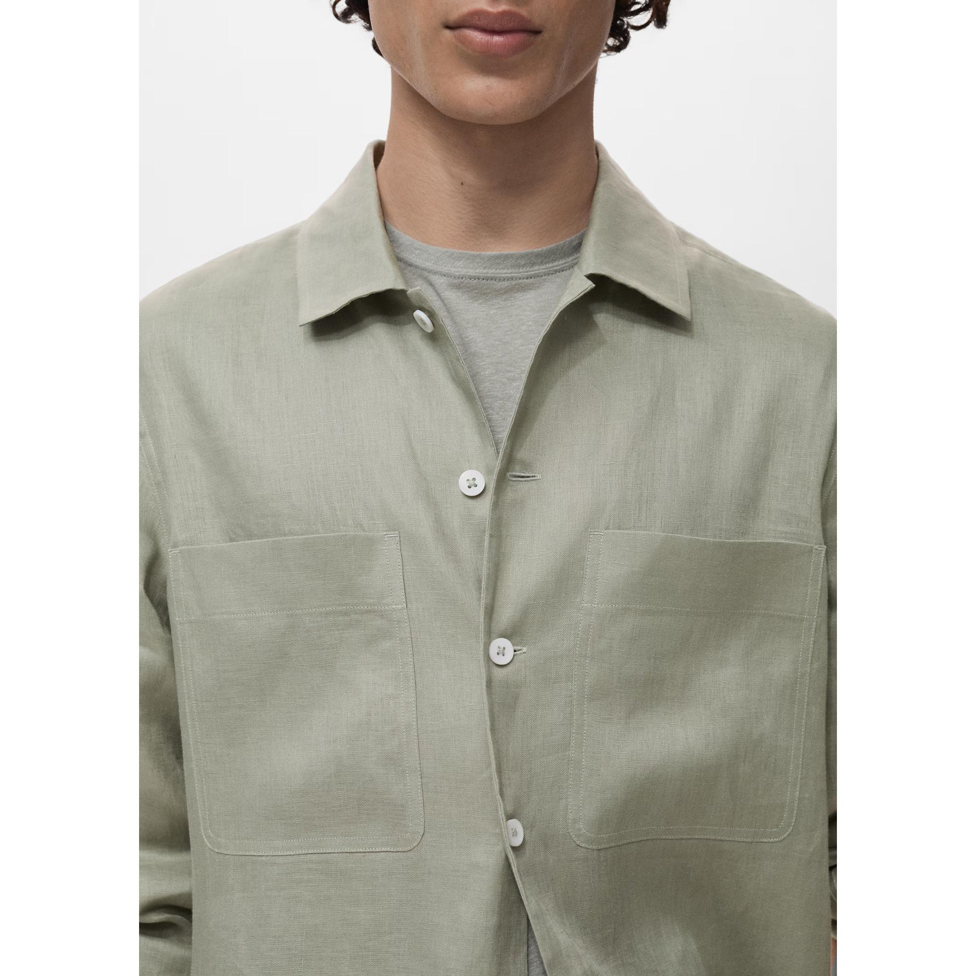 Mango Man Camicia a Maniche Lunghe Regular Fit  