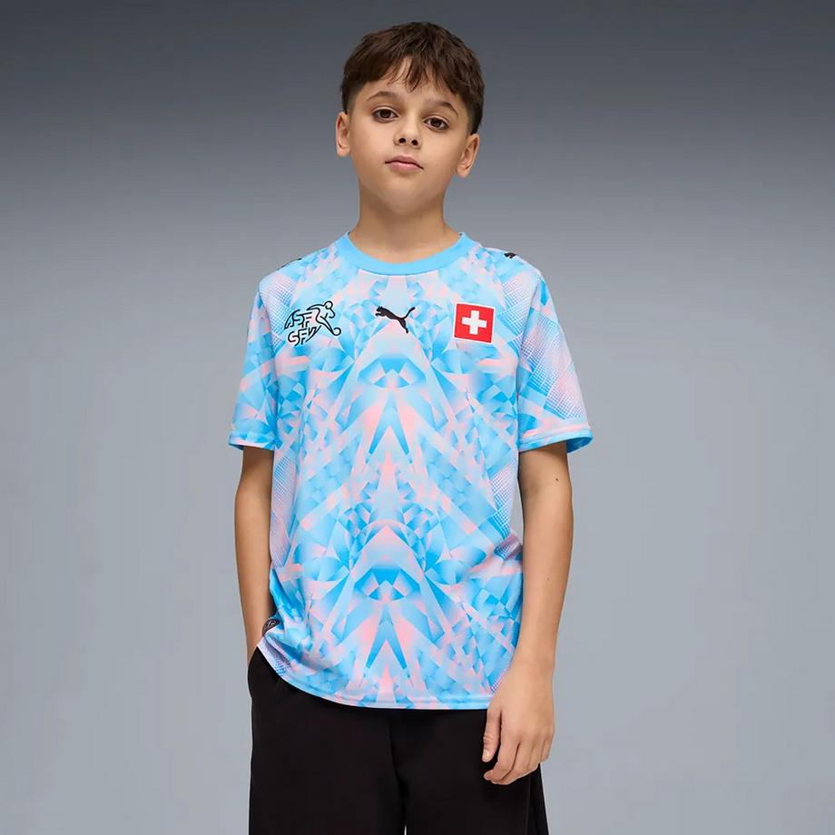 PUMA Switzerland 26 Home Kids GK Fussball Trikot 