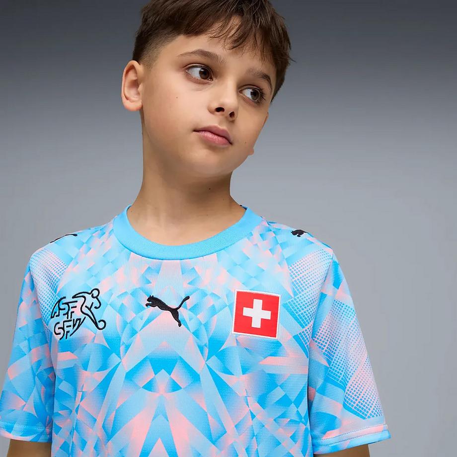 PUMA Switzerland 26 Home Kids GK Fussball Trikot 