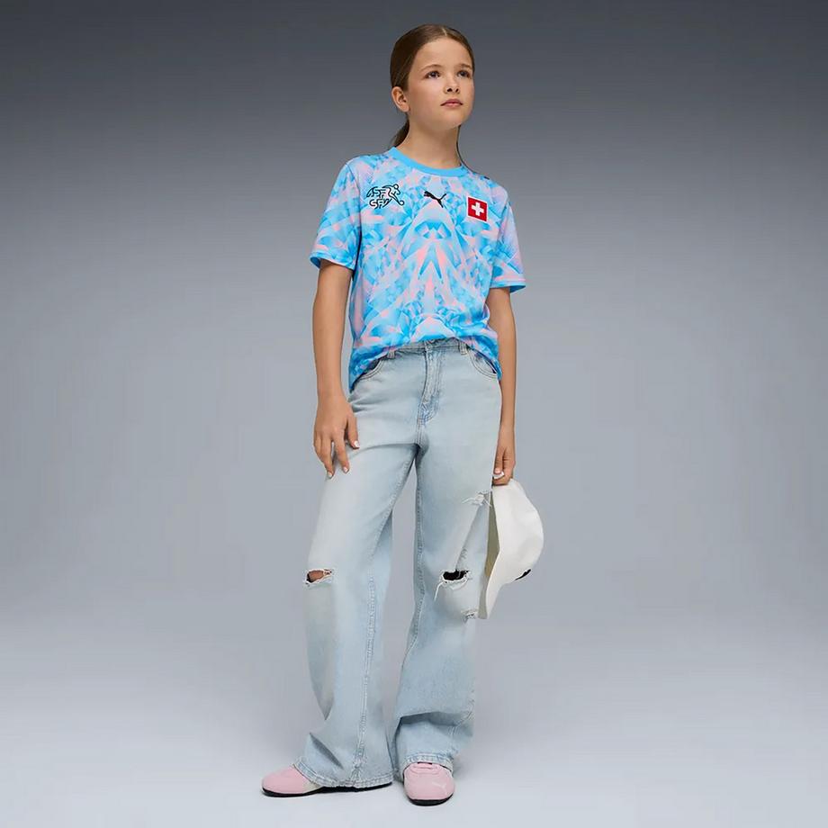 PUMA Switzerland 26 Home Kids GK Fussball Trikot 