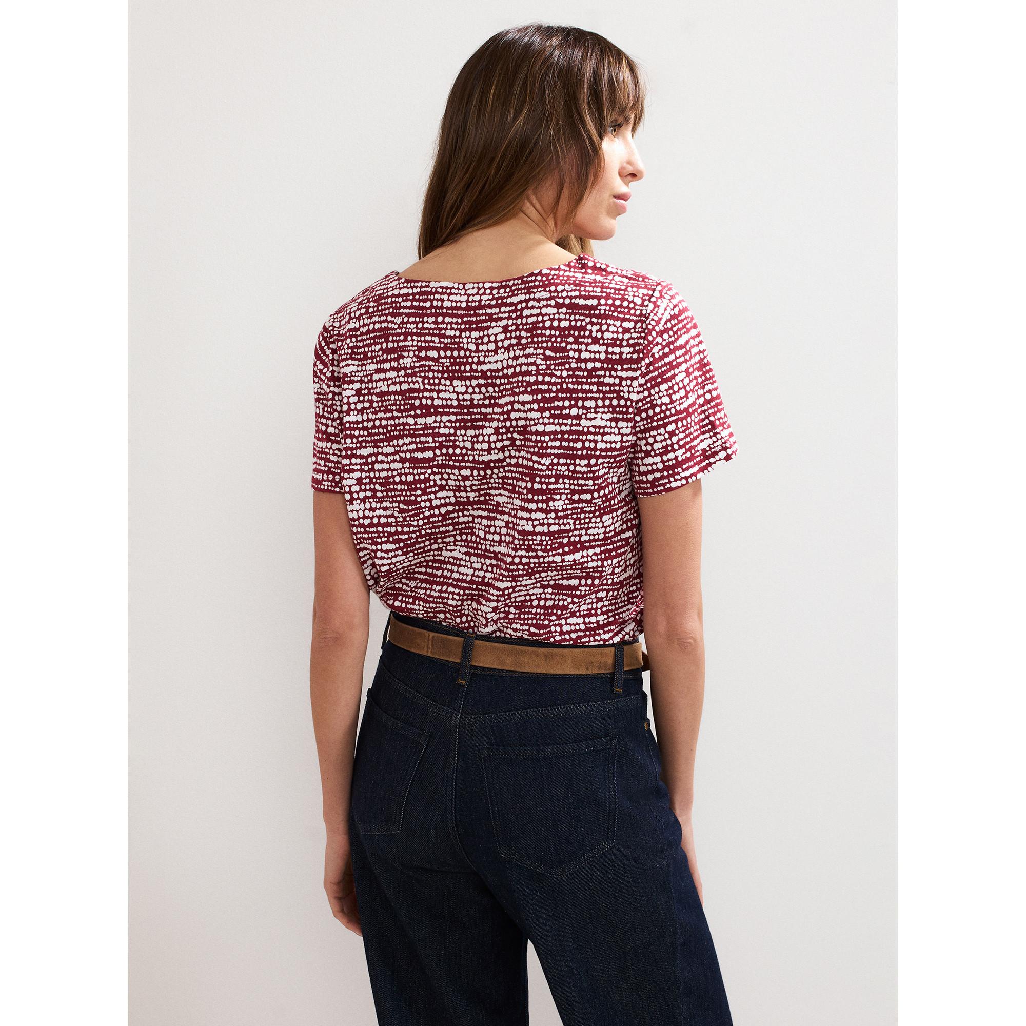 Phase Eight Top Scollo a V Maniche Corte  