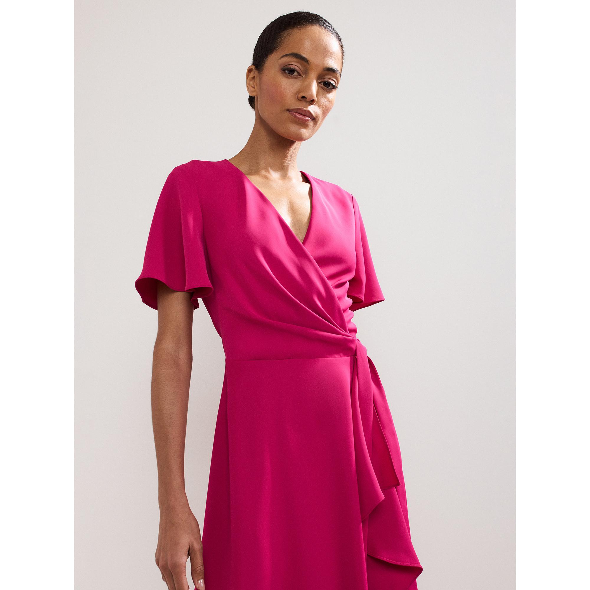 Phase Eight Julissa Wickelkleid mit Glockenärmeln  