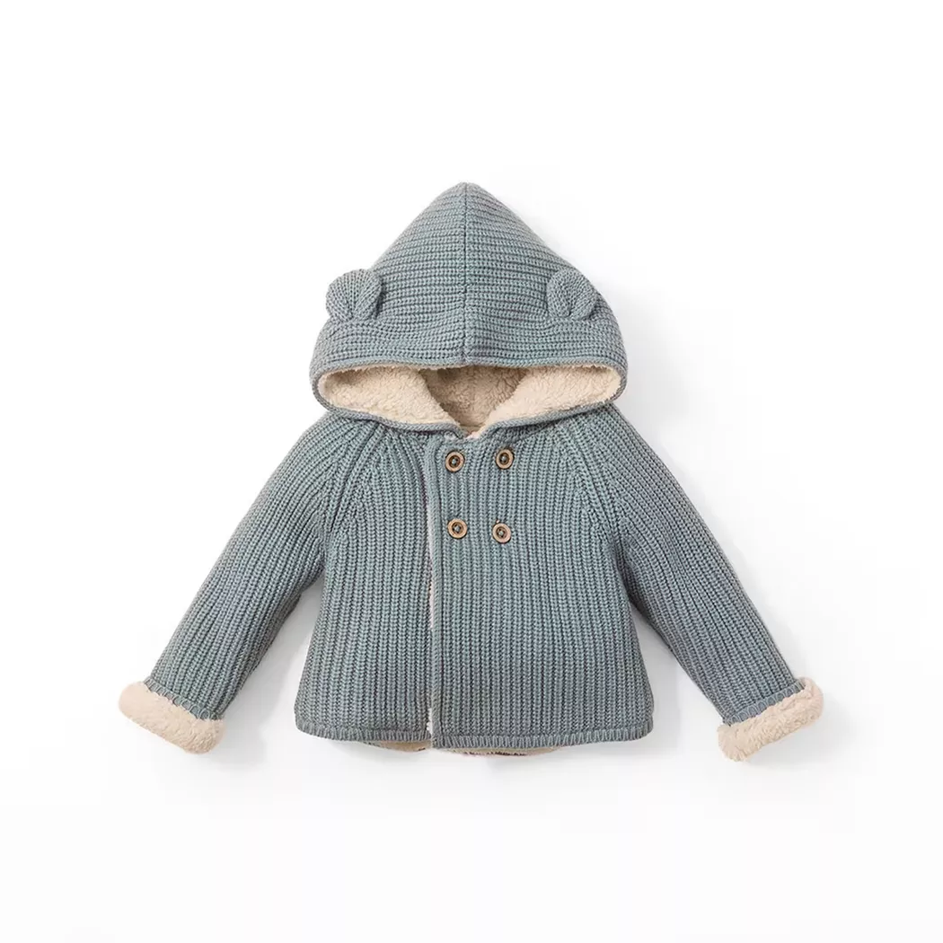 Sfera - Cardigan, 3 Monate, Petroleumblau