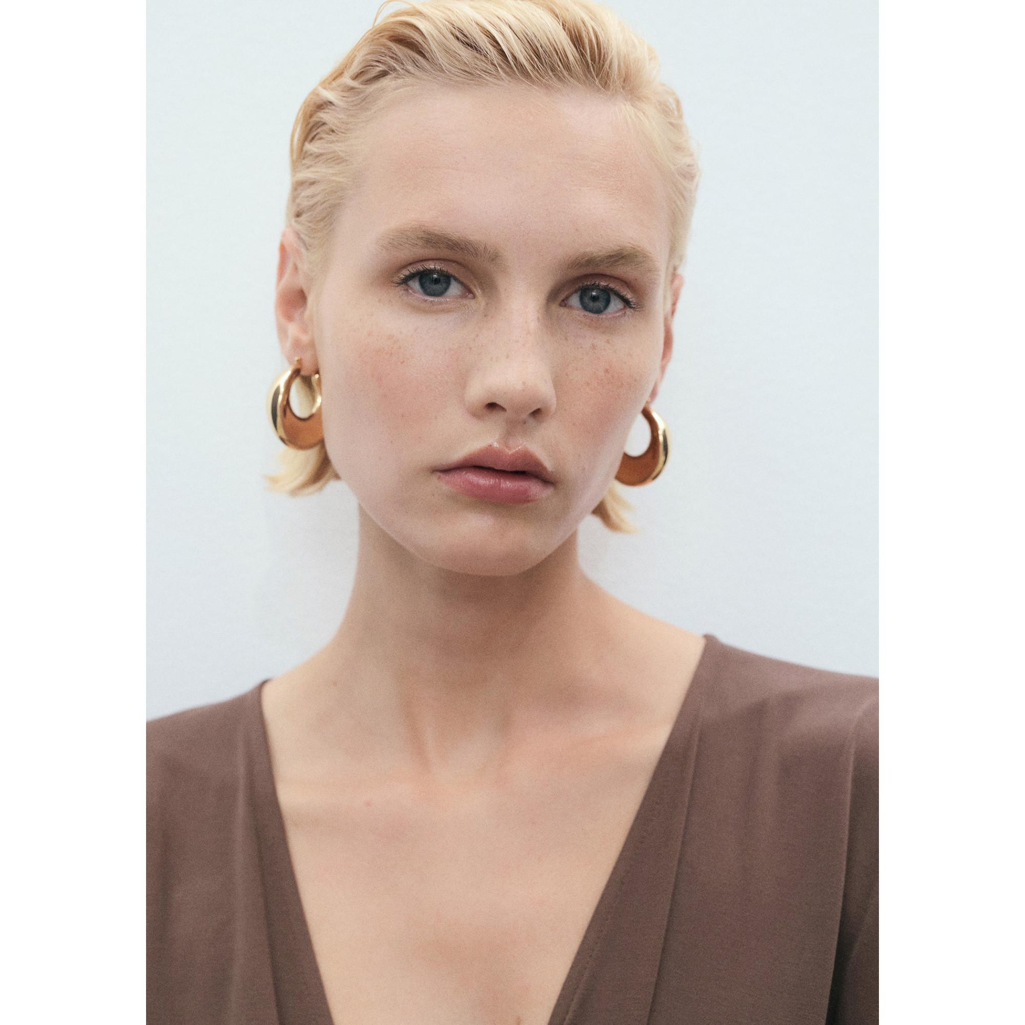 MANGO RICARDA Abito Midi con Dettaglio Frontale Attorcigliato  