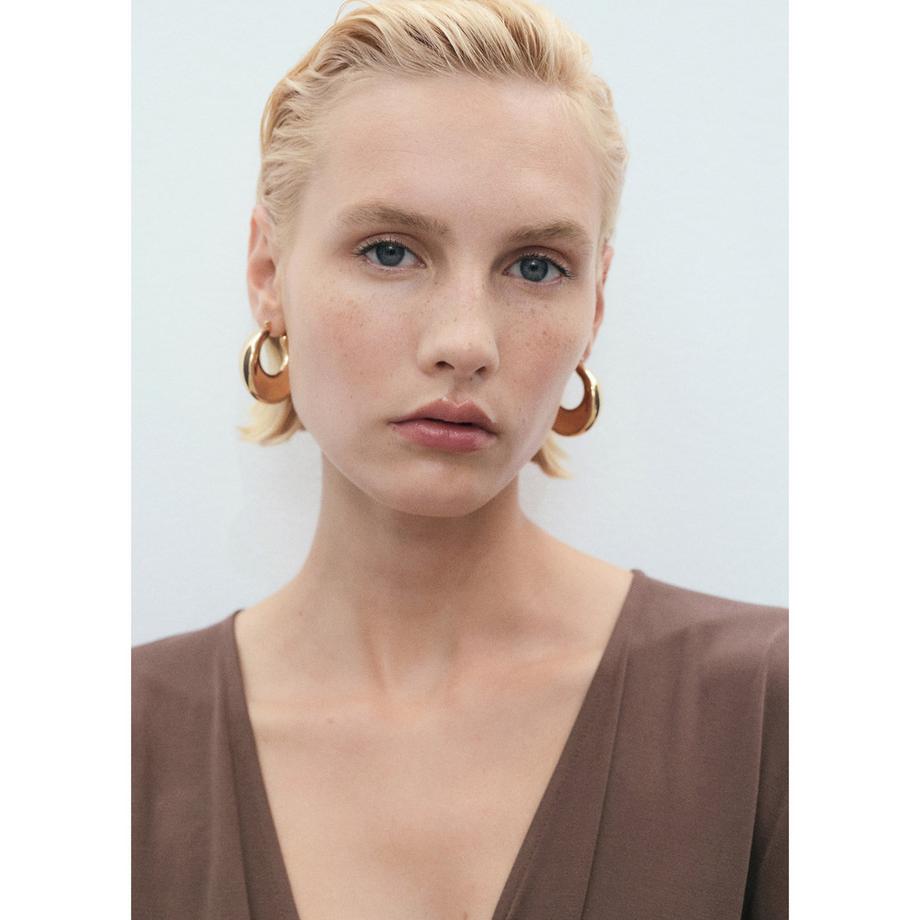 MANGO RICARDA Robe Midi à Devant Torsadé  