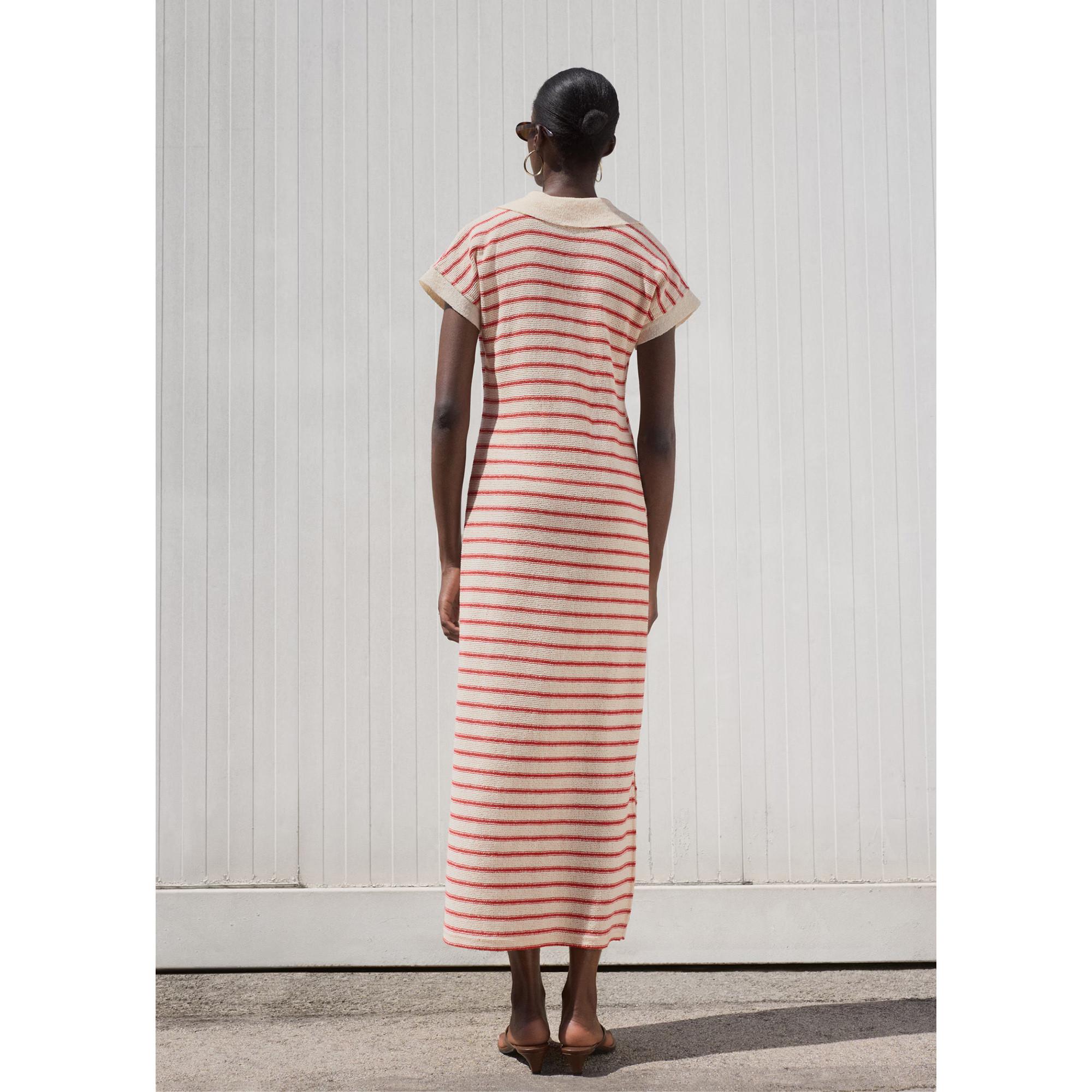 MANGO TUNIS Vestito Lungo a Righe  