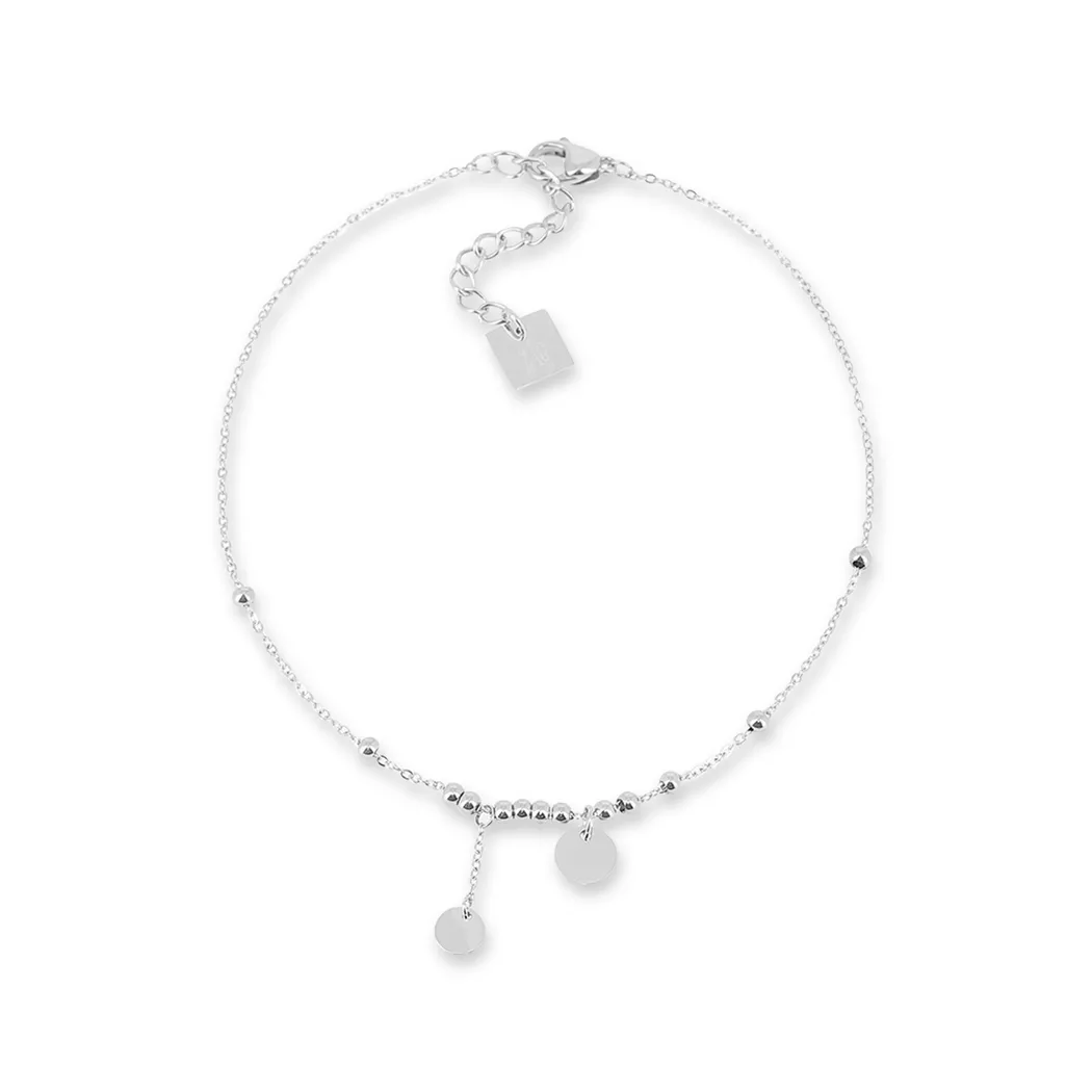 ZAG Bijoux - Fusskette, 21+3CM, Grau 6