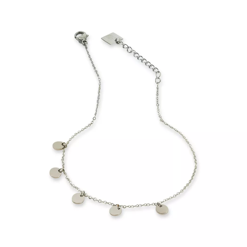 ZAG Bijoux - Fusskette, 21+3CM, Grau