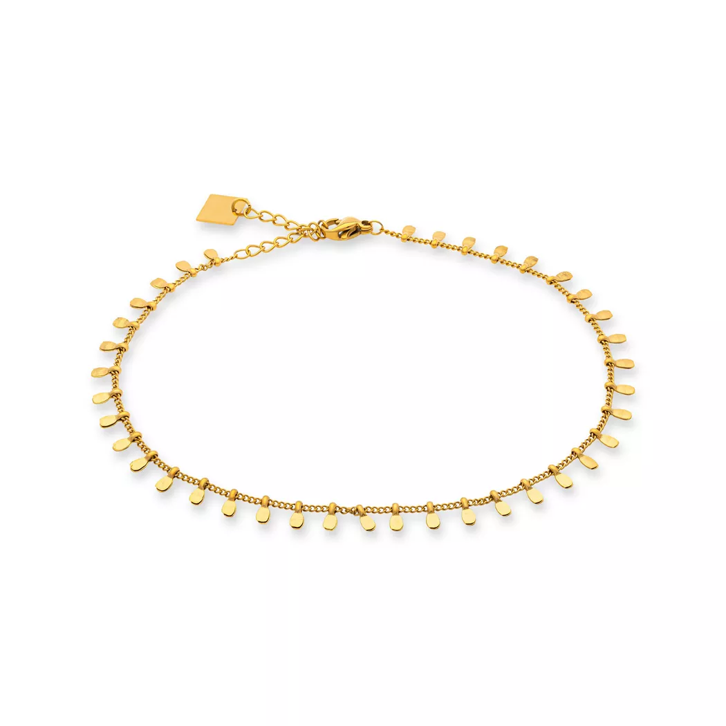 ZAG Bijoux - Fusskette, 21+3CM, Gold 2