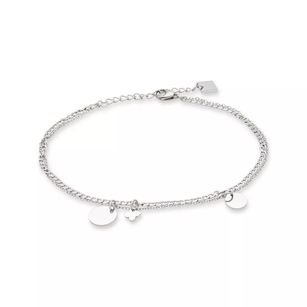 ZAG Bijoux - Fusskette, 21+3CM, Grau 4