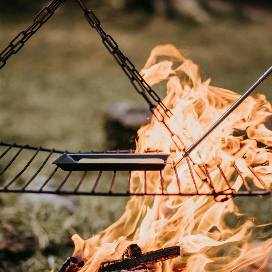 Kadastar Raclette-Pfännchen mit Teleskopgriff Explorer 
