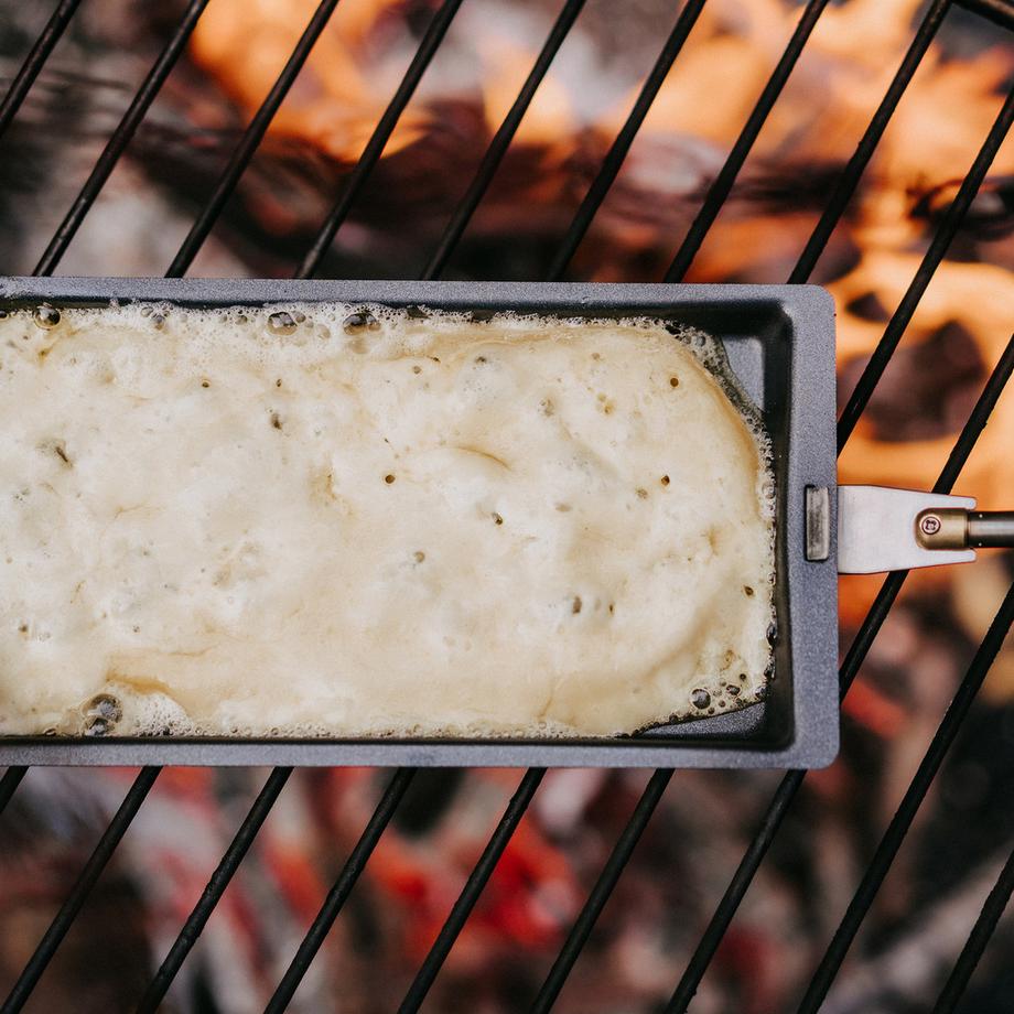 Kadastar Raclette-Pfännchen mit Teleskopgriff Explorer 