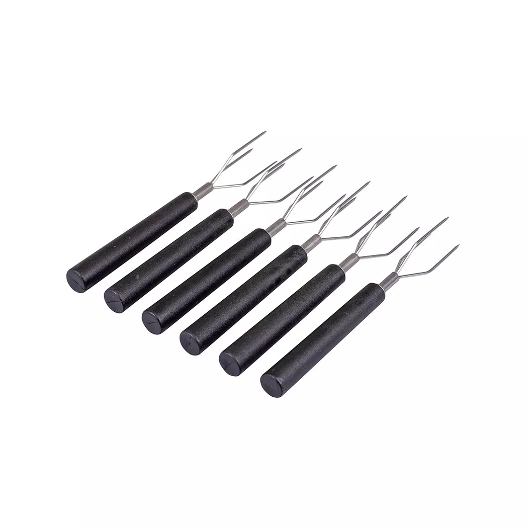 Kadastar - Pellkartoffelschälgabeln-Set, 13.5CM, Black