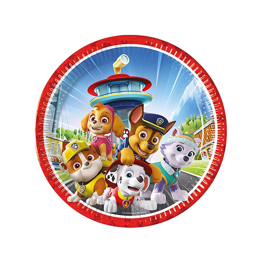 Piatti Paw Patrol, 8 pezzi