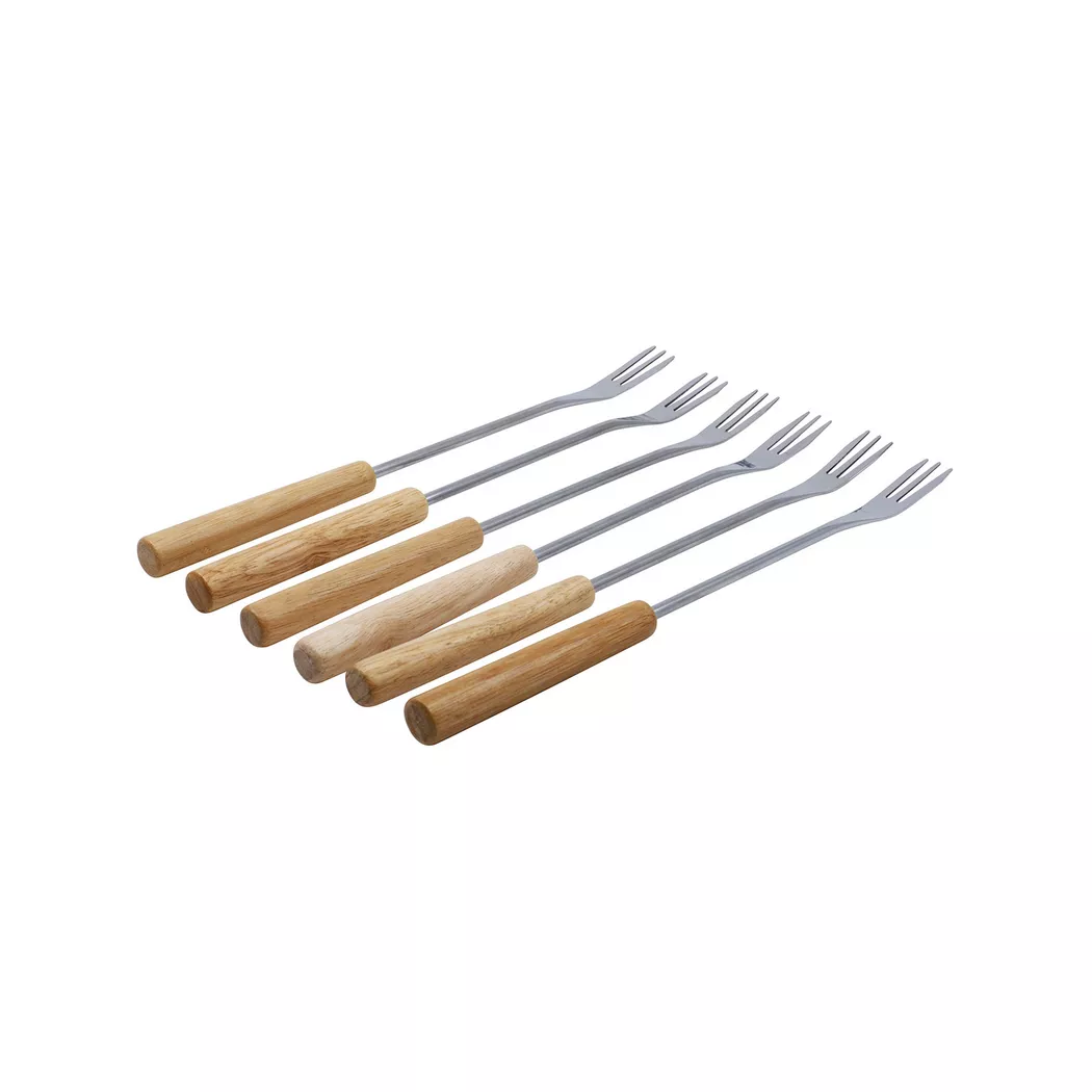 Kadastar - Käsefonduegabeln-Set, 26cm, Braun