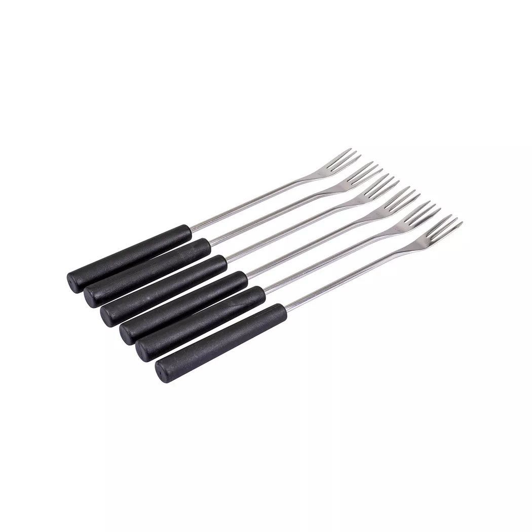 Kadastar Cheese Fondue Fork Set Black 26cm