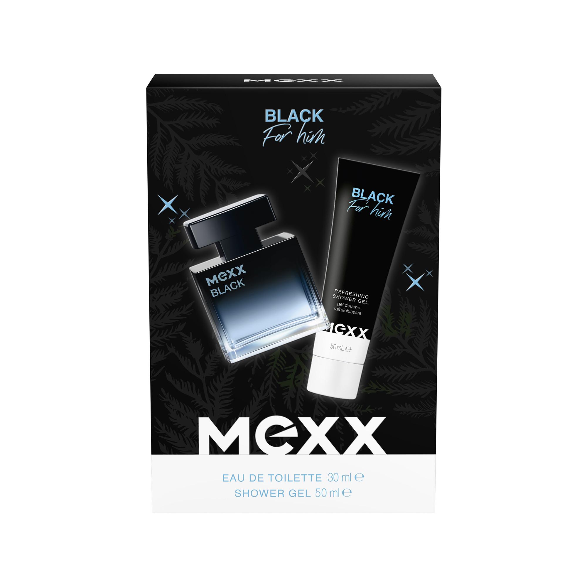 MEXX Black For Him Eau de Toilette coffret cadeau  