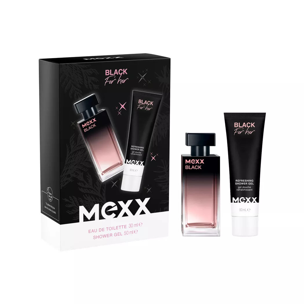 MEXX - Black For Her Eau de Toilette Geschenkset, set
