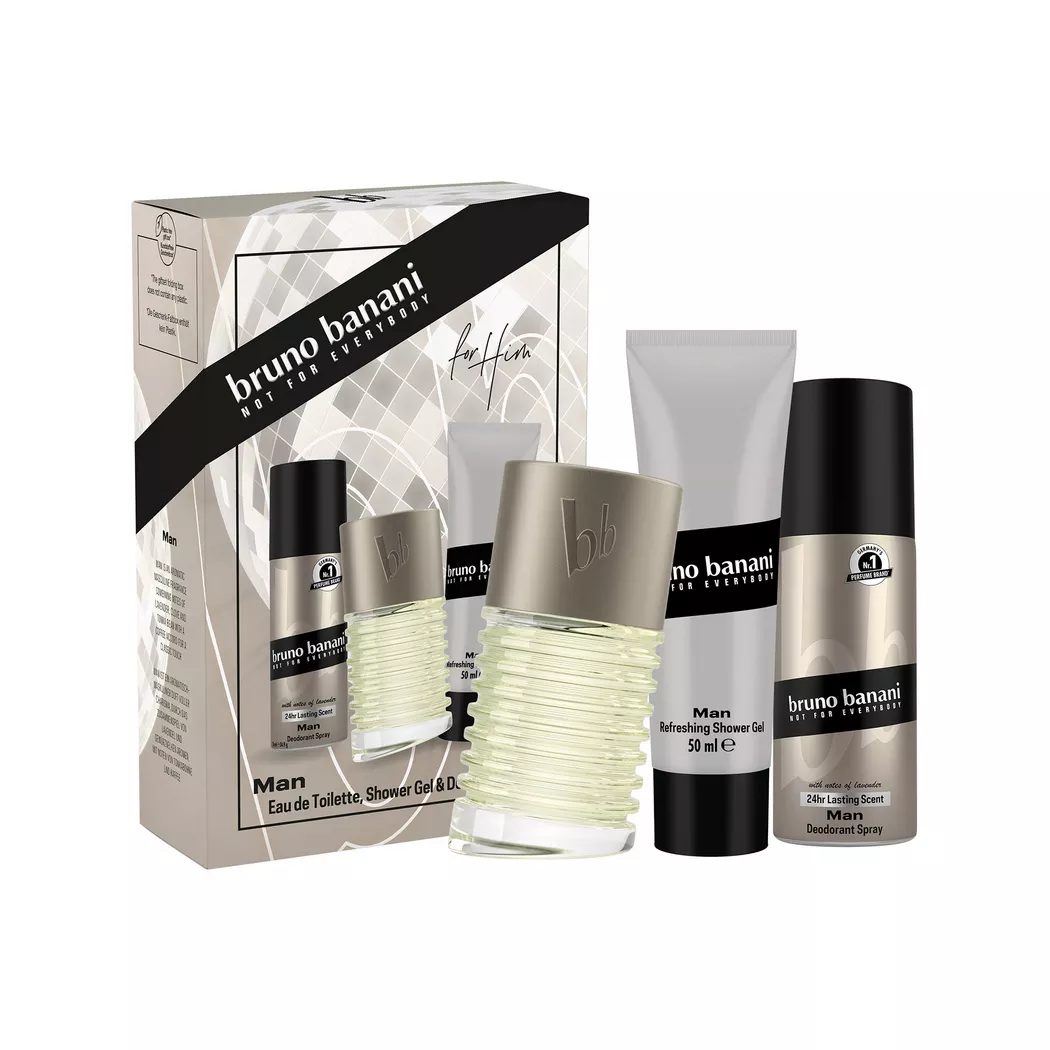 Bruno Banani - Man Eau de Toilette Geschenkset, set