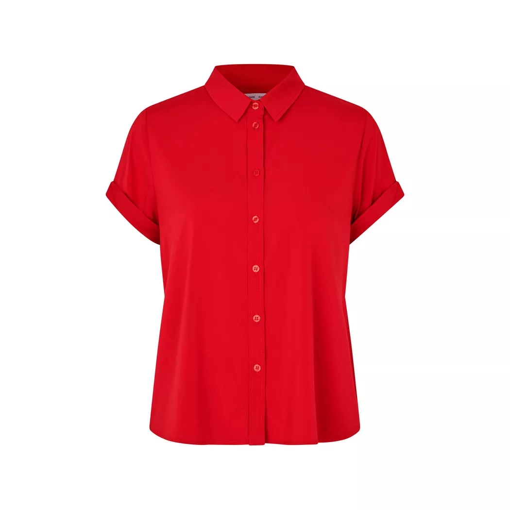 Samsøe Samsøe - Bluse, für Damen, Rot, Größe S