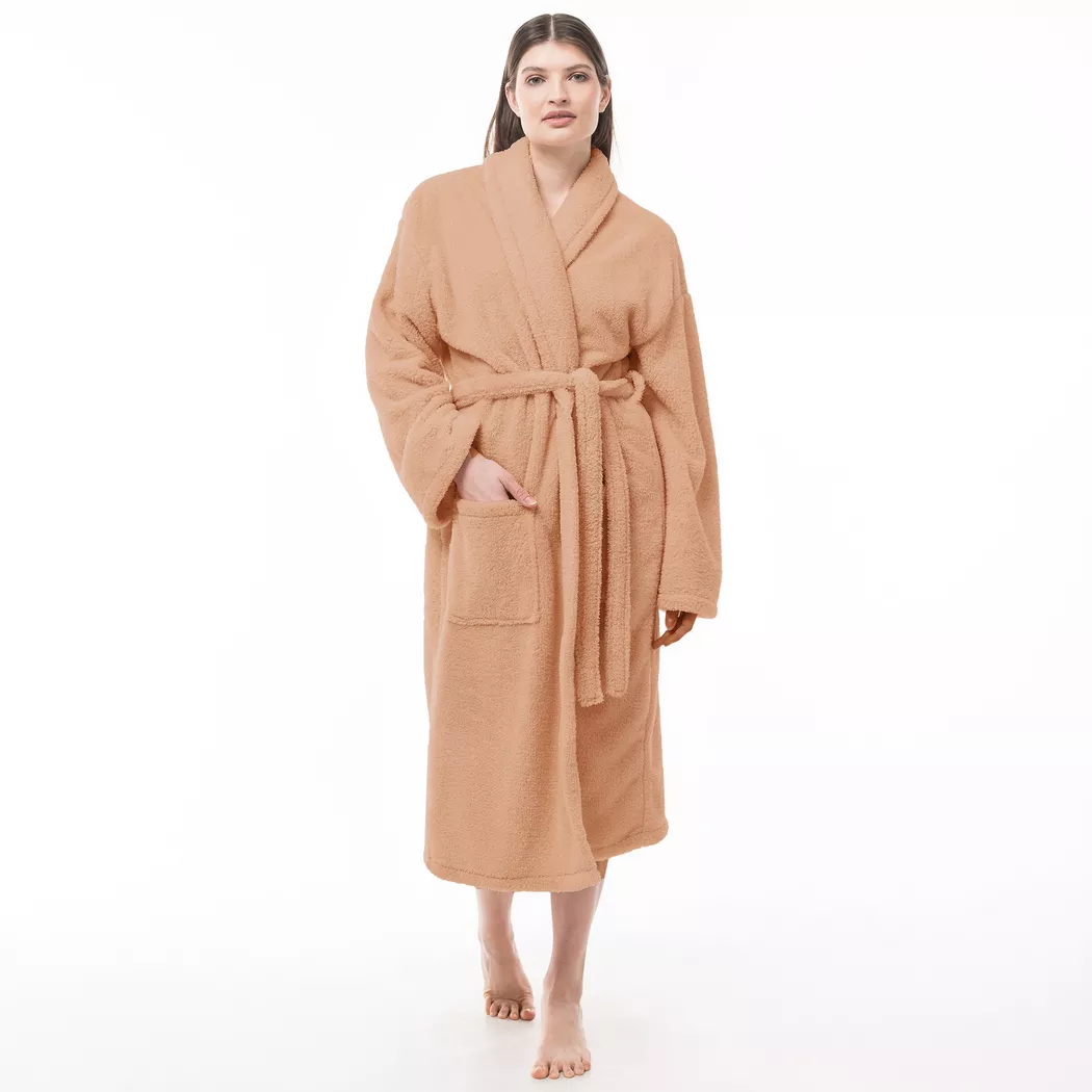 Manor - Bademantel, unisex, für Damen, Sand, Größe S/M
