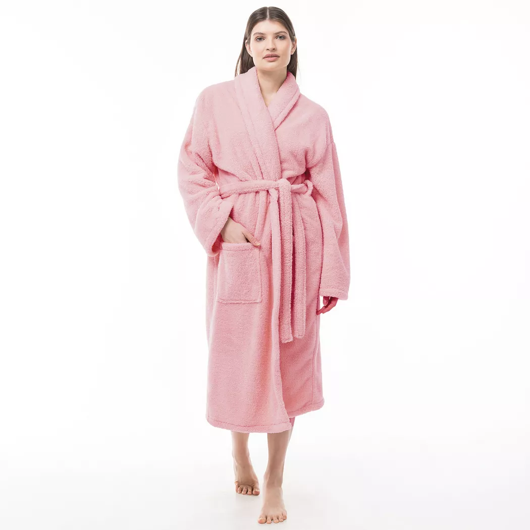 Manor - Bademantel, unisex, für Damen, Violett, Größe S/M