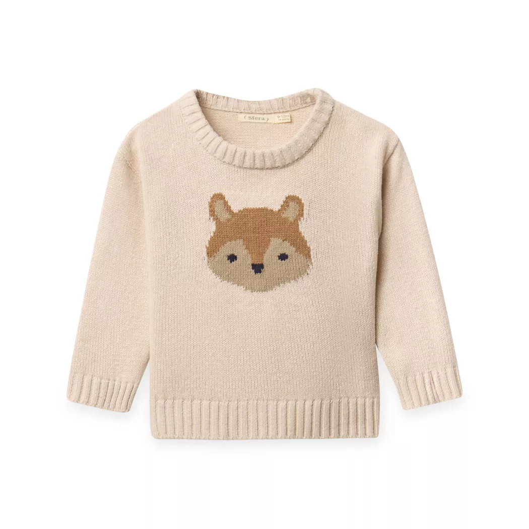 Sfera - Sweatshirt, 18M, Ecru