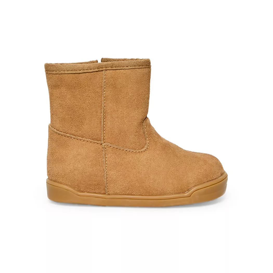 Sfera - Bootsschuhe, Barefoot Lederstiefel, 22, Braun