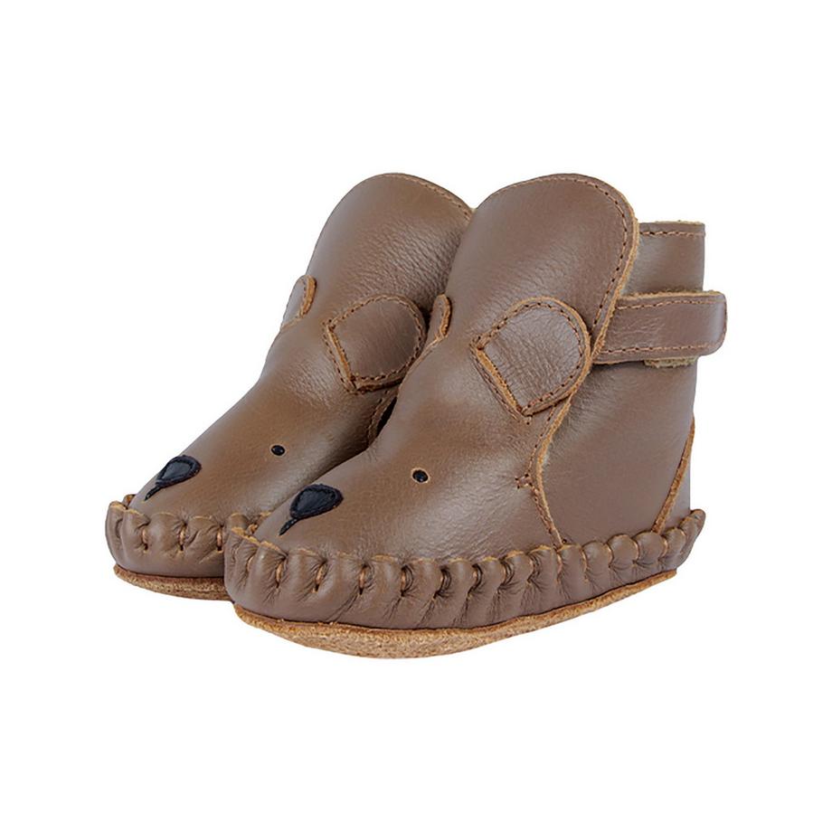 Donsje Amsterdam Schuhe Bär Chaussons Bébé Motif Ours  