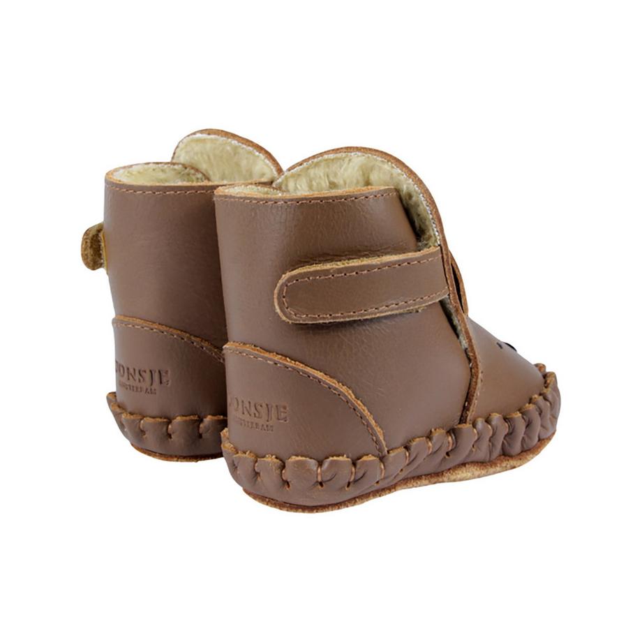Donsje Amsterdam Schuhe Bär Chaussons Bébé Motif Ours  