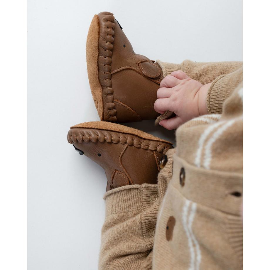 Donsje Amsterdam Schuhe Bär Chaussons Bébé Motif Ours  