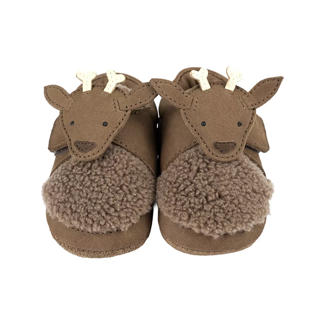 Donsje Amsterdam - Schuhe, Kapi Lining Reh Design Stiefel, 18-24M, Braun