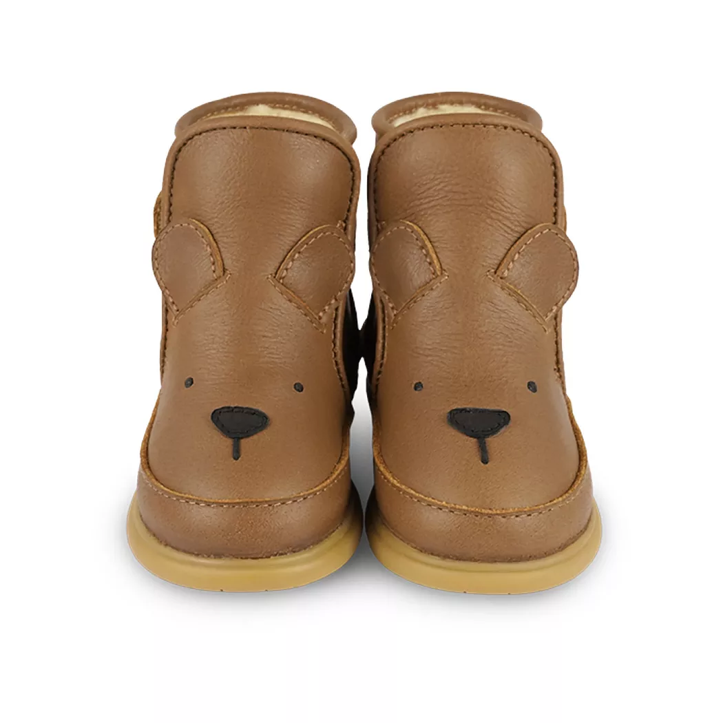 Donsje Amsterdam - Schuhe, Schuhe Bär Dubu Classic Toddler Schuhe, 19, Cognac