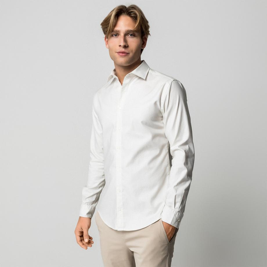 Manor Man Herren Regular Fit Langarm Business Hemd  