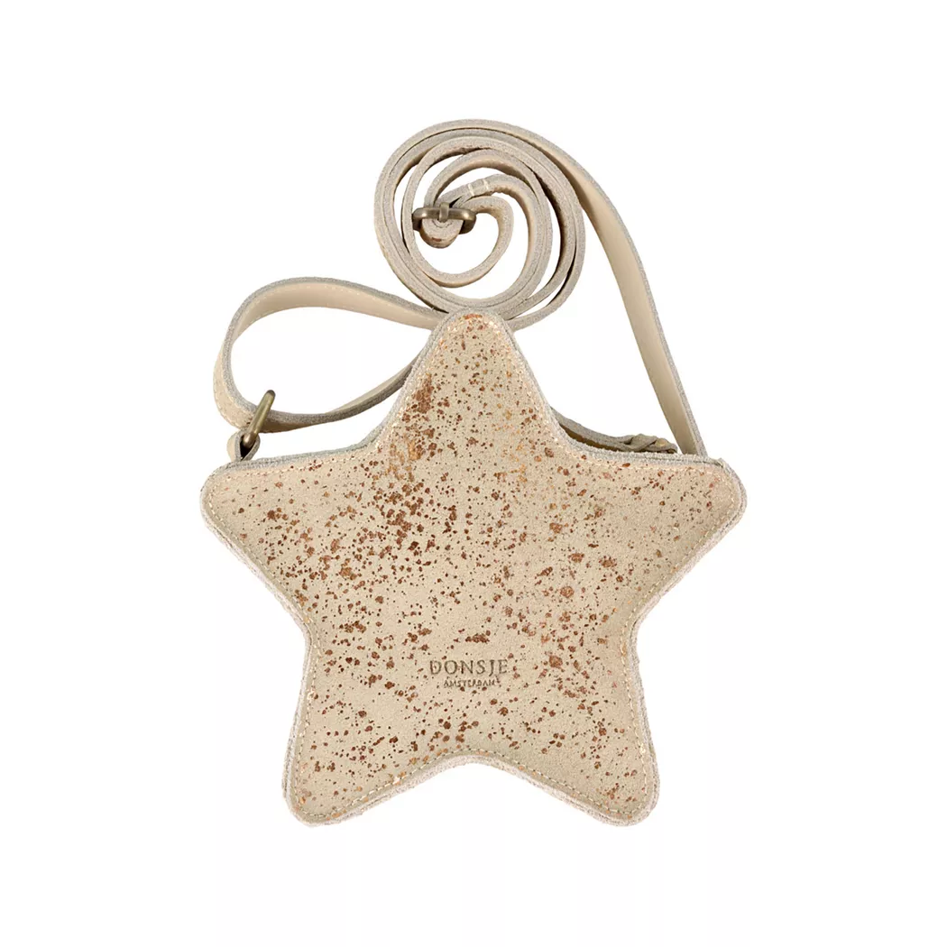 Donsje Amsterdam - Handtasche, Roxlyn Shoulder Bag   Star, One Size, Gold
