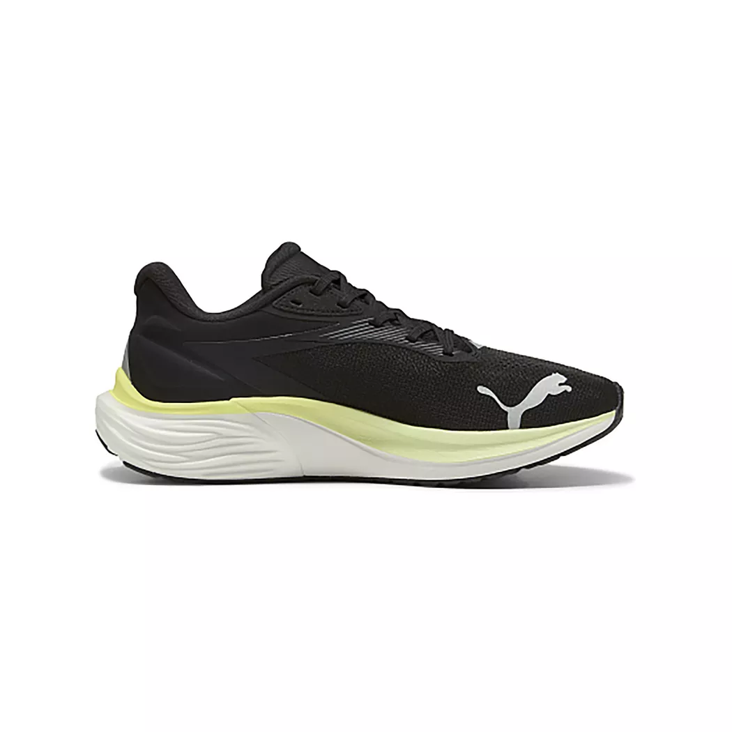 Trainingsschuh PUMA "Electrify NITRO™ 4 Laufschuhe Herren", Herren, Gr. 43, schwarz apple spritz lux lime grün, Obermaterial: Textil, Synthetik, Texile; Futter: Textil; Innensohle: Textil; Laufsohle: Gummi, Synthetik, Schuhe