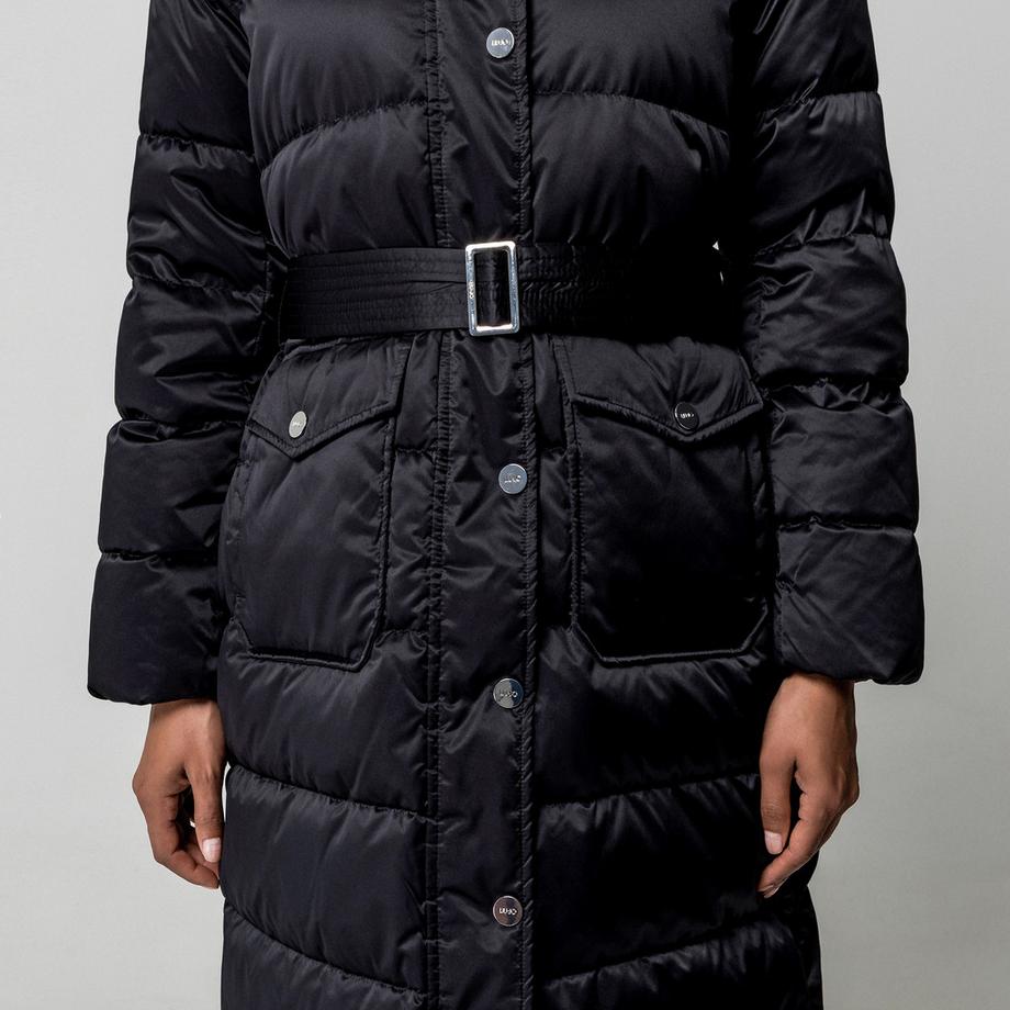 LIU JO Veste longue matelassée à capuche  