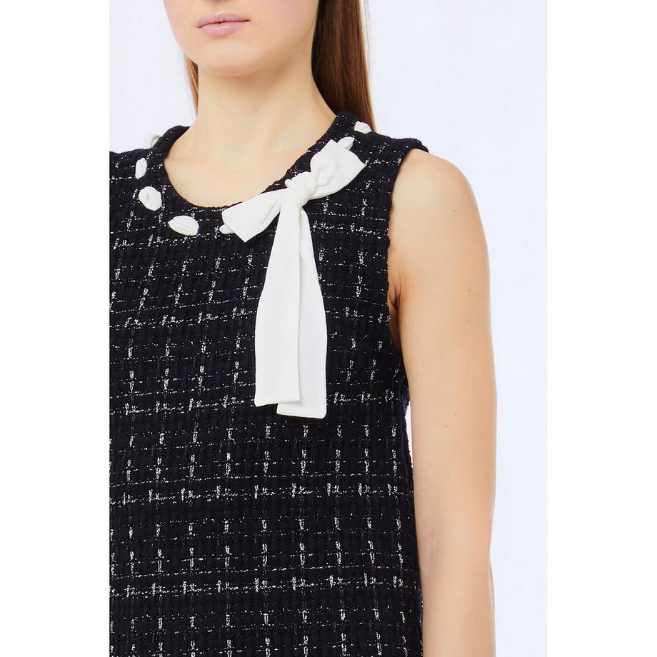 LIU JO Robe sans Manches avec Nœud Décoratif  