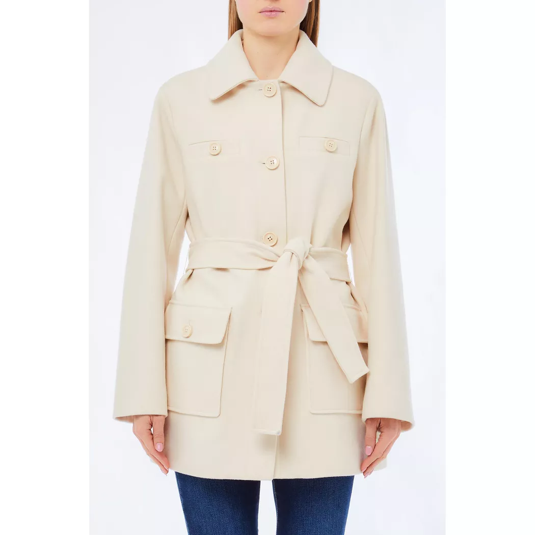 LIU JO - Mantel, für Damen, Offwhite, Größe 40CH-46IT