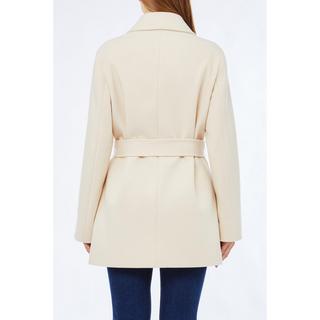 LIU JO Cappotto in Lana Collo Revers con Cintura  