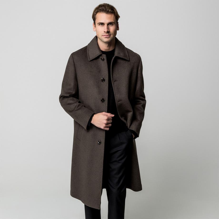 Manor Man Herren Langer Mantel  