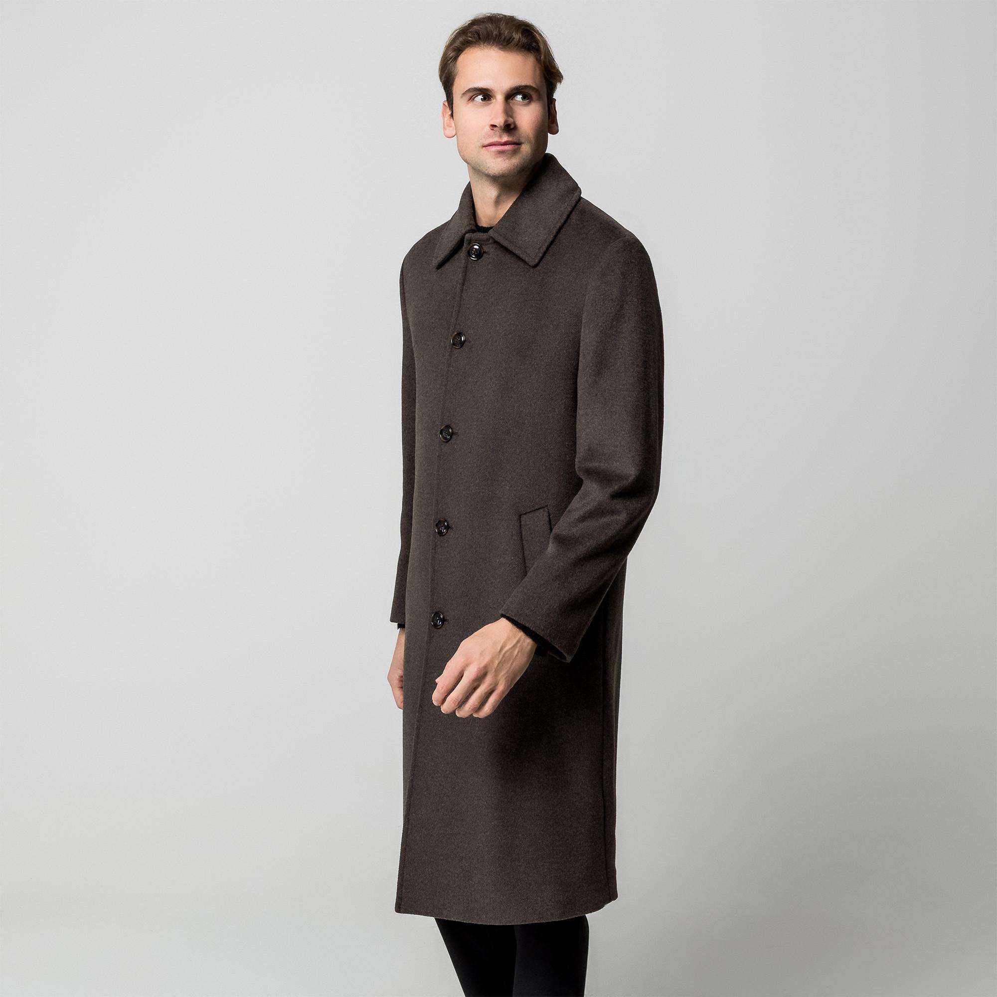 Manor Man Herren Langer Mantel  