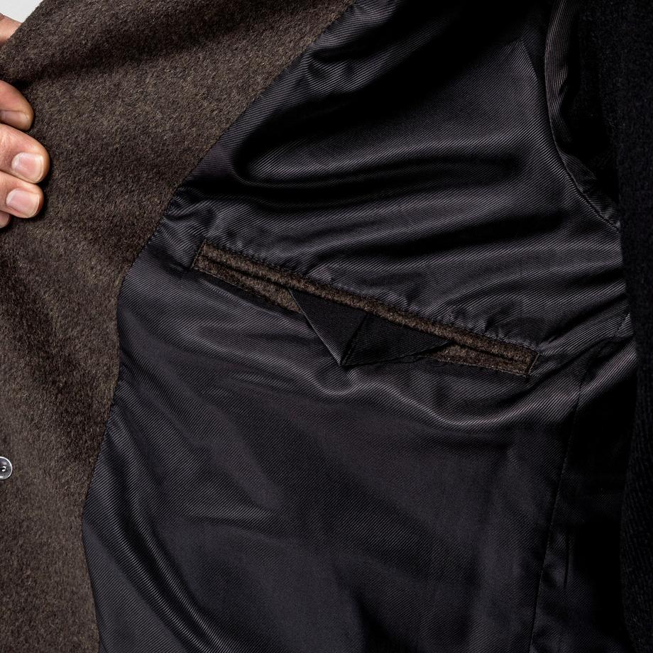 Manor Man Herren Langer Mantel  