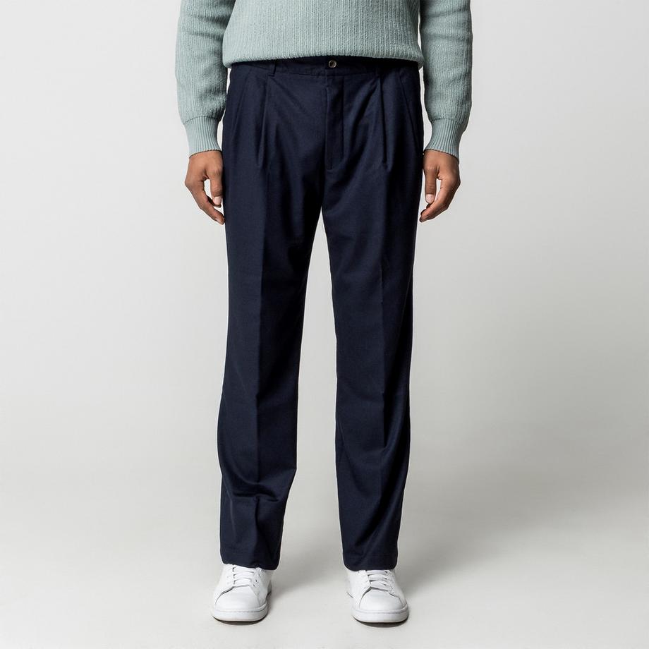 Manor Man Pantalon plissé Regular Fit  