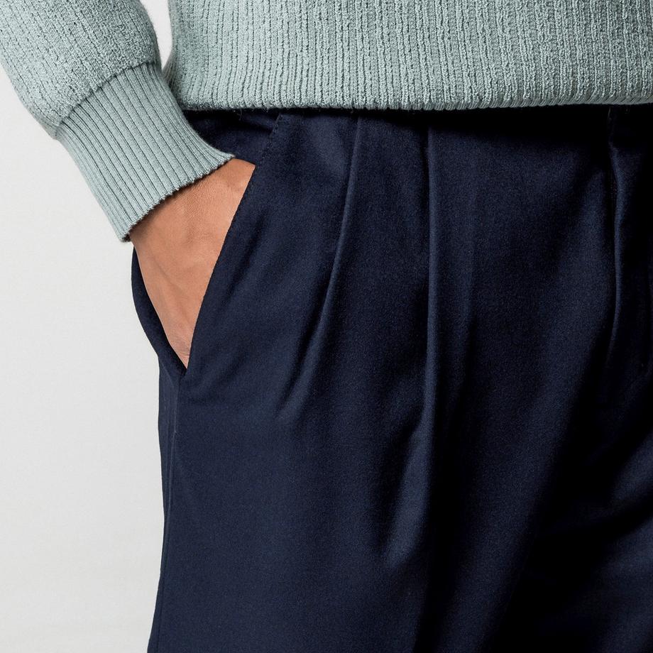 Manor Man Pantalon plissé Regular Fit  