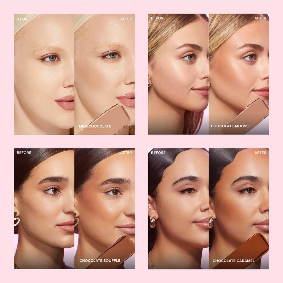 Too Faced  Chocolate Soleil Stick Crémeux - Stick bronzer effetto scolpito 