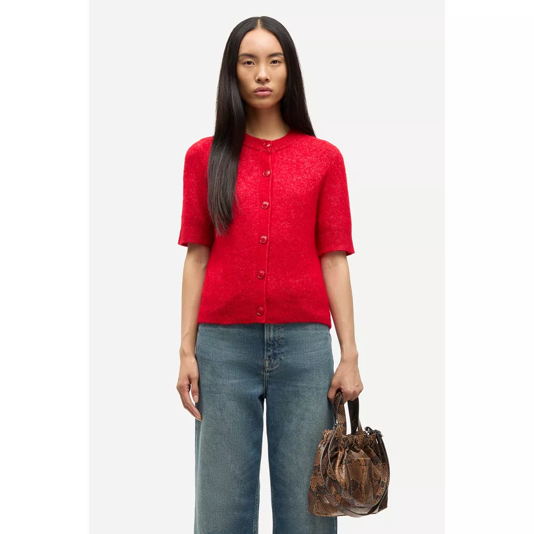 Samsøe Samsøe - Cardigan, für Damen, Rot, Größe M