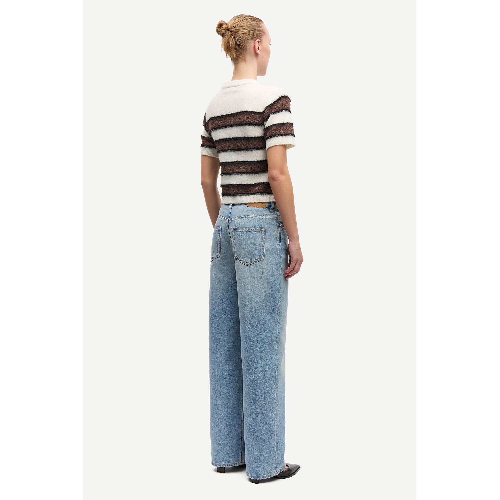 Samsøe Samsøe SACIAN Gestreiftes Kurzarm T-Shirt  