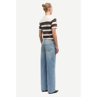 Samsøe Samsøe SACIAN Gestreiftes Kurzarm T-Shirt  