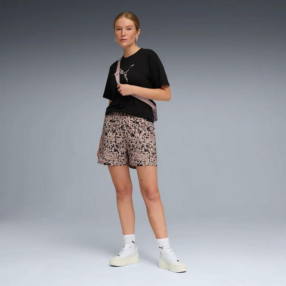 PUMA ESS GRAPHIC Animal High-Rise AOP Woven Shorts 4” Shorts 
